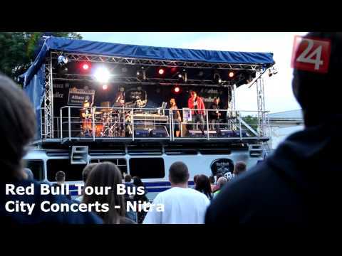 Red Bull Tour Bus