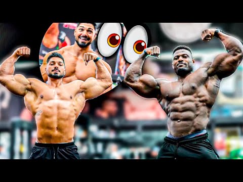 ANDREI DEIU IMPACTADO CON EL GIGANTE ANDREW JACKED - ENTRENAMIENTO DE BRAZOS - Victor Valdivia