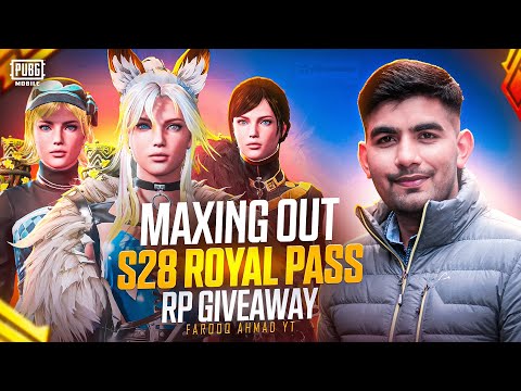 S28 Royal Pass Maxing | 🔥 PUBG MOBILE 🔥