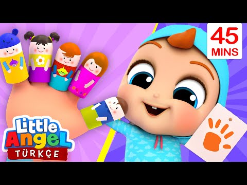 Parmak Ailesi, Baba İle Muhteşem Bir Gün | Eğlenceli Ve Öğretici Çocuk Şarkıları | Little Angel