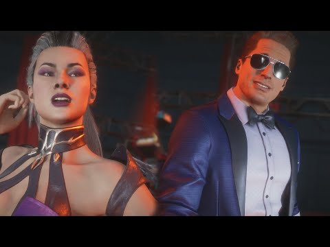 Sindel Flirting With Johnny Cage - Mortal Kombat 11