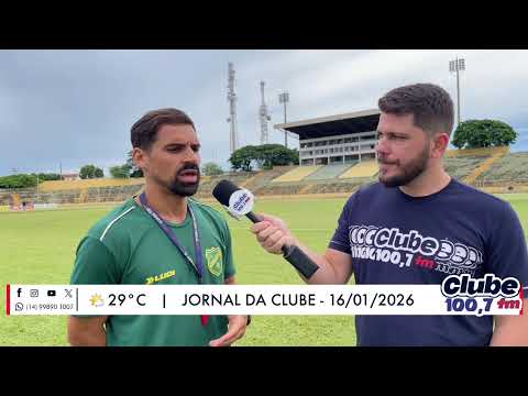 Jornal da Clube - 16/01/2026 - Edição do Almoço