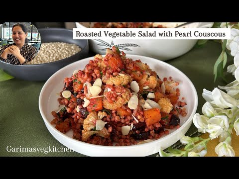 Roasted Vegetable Salad with Pearl Couscous