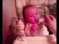 Eli Eating Apple Sauce