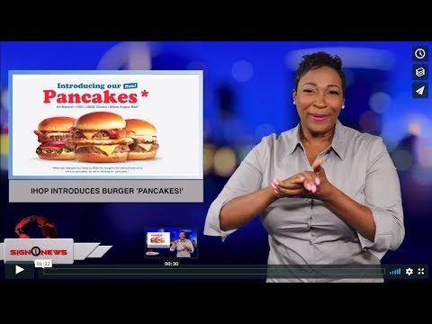 IHOP introduces Burger 'Pancakes!' (ASL - 6.4.19)