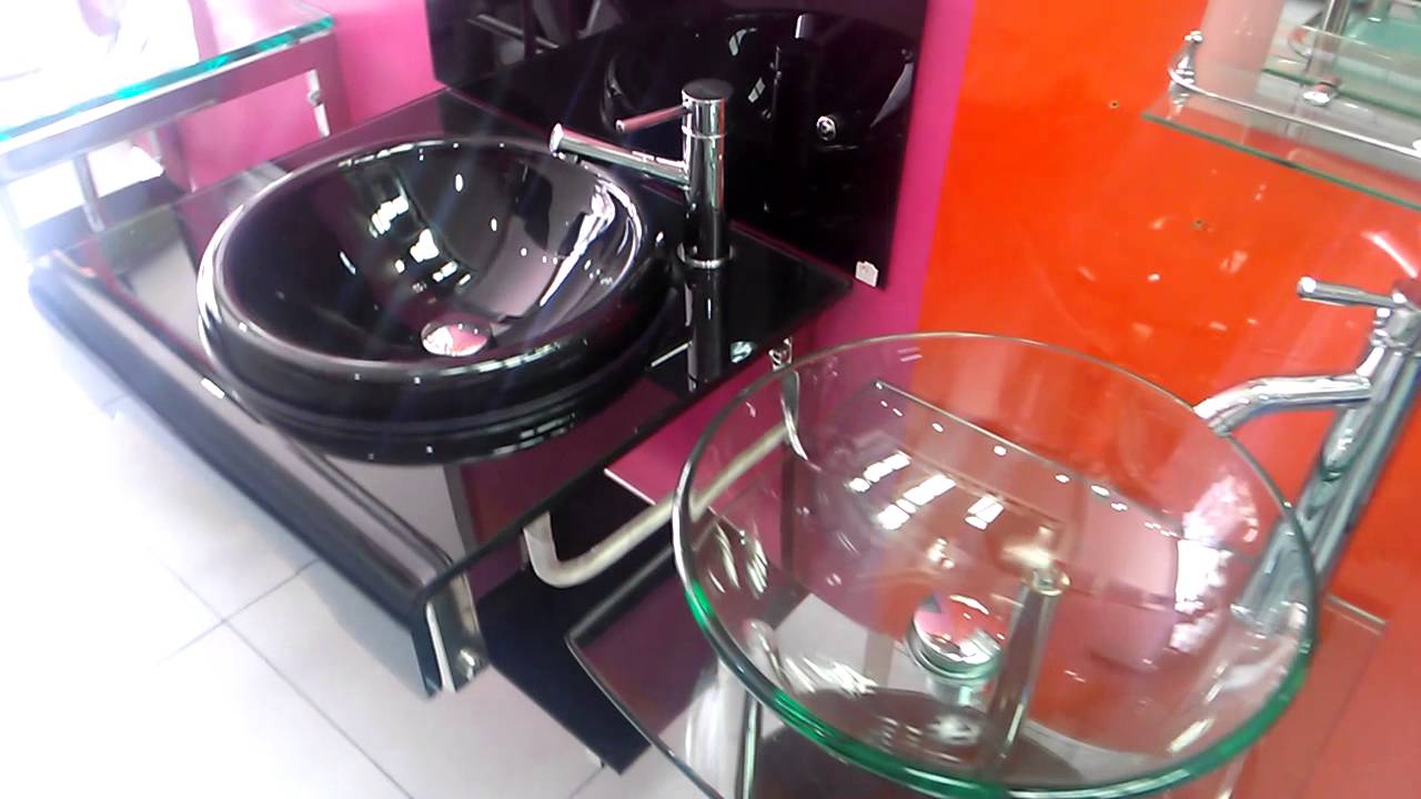 Muebles para bano en vidrio 3125012019
