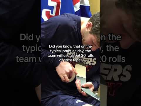 That’s a lot of tape 😨 (via @New York Rangers) #shorts