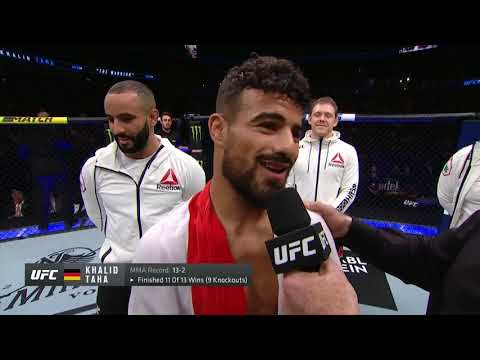 UFC 236:  Khalid Taha Octagon Interview