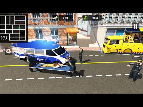 Policeman Ambulance Driver Simulator #2 - Emergency Rescue Truck   Android Gameplay