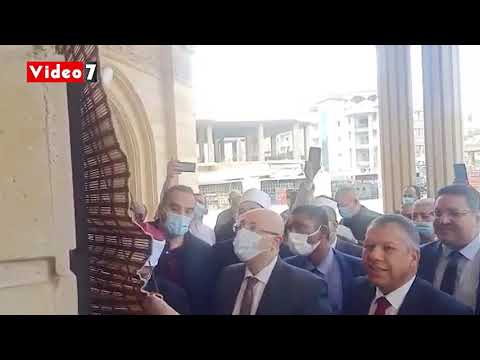 محافظ بنى سويف يستقبل وزير الأوقاف لافتتاح مسجد عمار بن ياسر