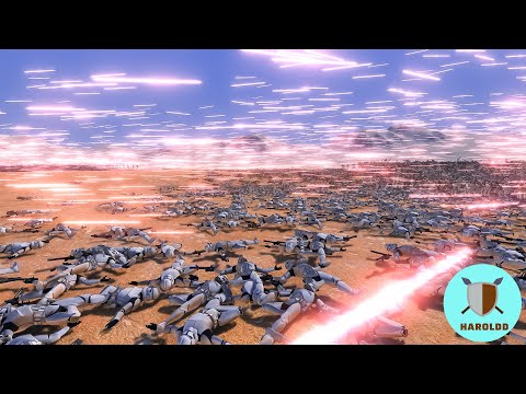 10.000 Clone Troopers vs 10.000 Super Battler Droids- Ultimate Epic Battle Simulator 2- UEBS 2