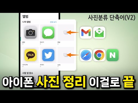 아이폰 사진정리 이걸로 끝! / 자동 사진분류 단축어(V2) @TechNote
