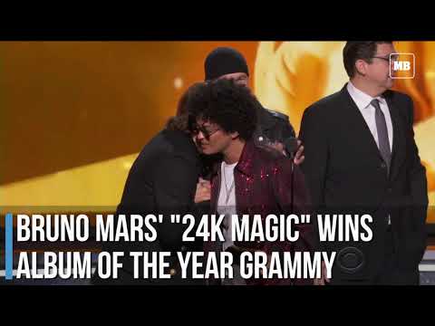 Bruno Mars' "24K Magic" wins Album of the Year Grammy