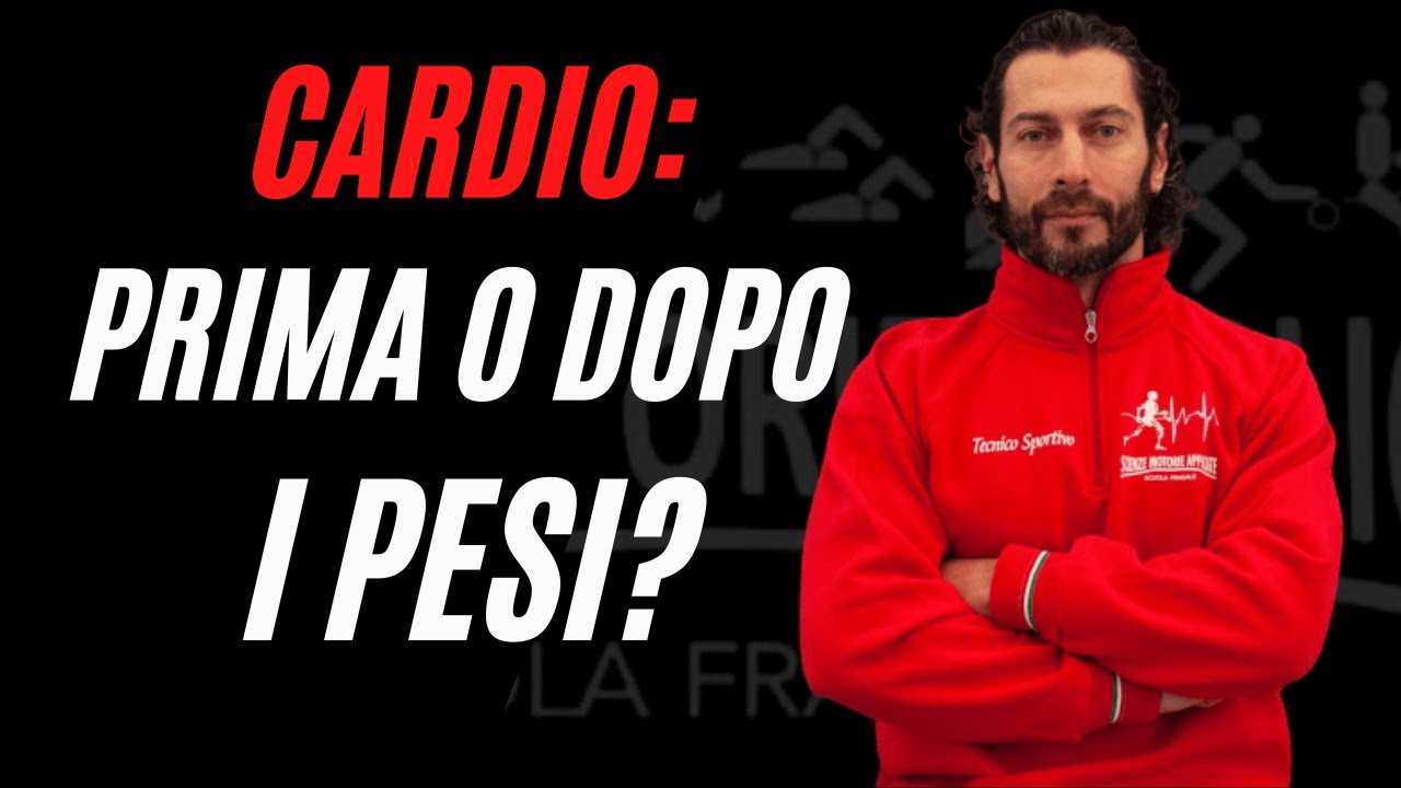 Cardio, prima o dopo i pesi ?