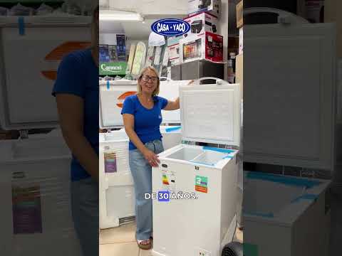 Freezer GAFA con 100L de capacidad, 3 AÑOS de Garantía. Conseguilo en WWW.CASAYACO.COM.
