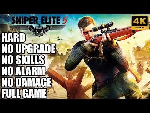 Sniper Elite 5  - Hard No Damage Gameplay Walkthrough 4K FULL GAME
