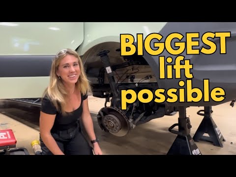 Installing INSANE suspension kit on my sprinter van