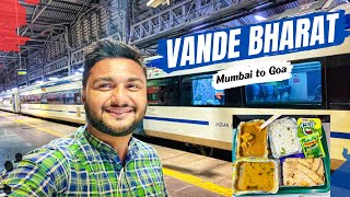 Vande Bharat Express full journey | Mumbai to Goa | IRCTC food review