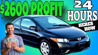 $1000 Honda Civic - How to Buy and Sell Cars for Profit -  Car Flipping 101