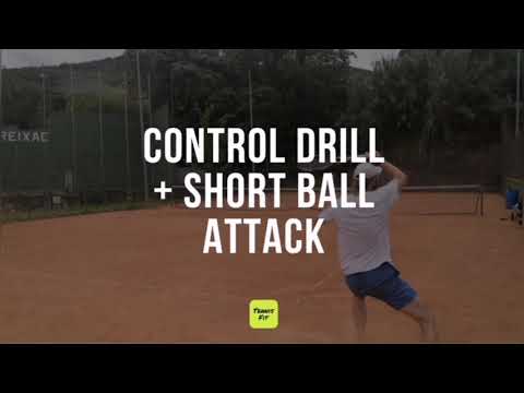 Tennis Drills: Control Drill + Short Ball Attack I TennisFit® App Workouts
