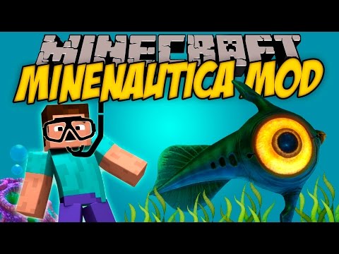 MINENAUTICA MOD - Subnautica in minecraft!!!  - Minecraft mod 1.7.10 Review ENGLISH
