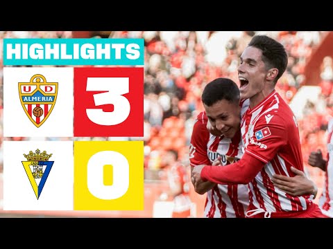 UD ALMERÍA 3 - 0 CÁDIZ CF | RESUMEN LALIGA HYPERMOTION