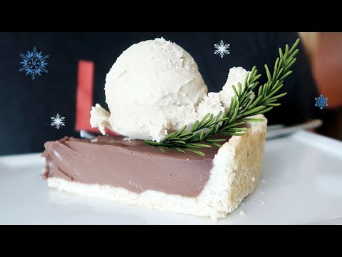 Rosemary Ice Cream & Nutella Tart || THE IceCreamQueen
