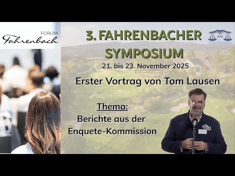 Tom Lausen - Berichte aus der Enquete-Kommission
