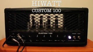 Video thumbnail for HIWATT DR103 Custom 100 Head Handmade boutique amp demo by DoomBox StompBoxes