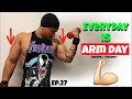 Intense 5 Minute Home Bigger Arms Workout (DUMBBELLS ONLY)