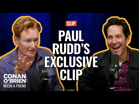 Paul Rudd Surprises Conan With A Clip From His Film “Anaconda” | Conan O'Brien Needs A Friend