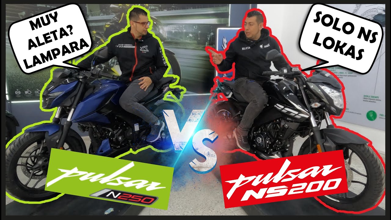 ¿Cuál es mejor? NS200 vs N250 || Diferencias || @locoporlasmotos