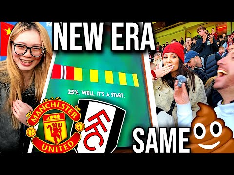 She Travelled 5,023 MILES To Watch THIS 💩 Man United 1-2 Fulham ⚽️ Premier League