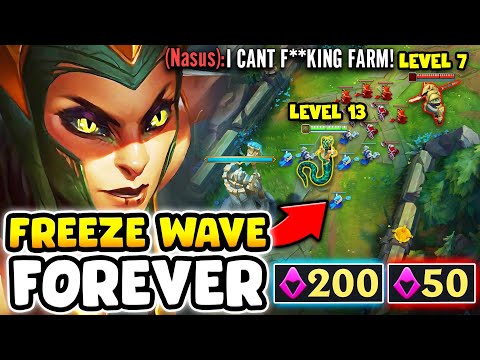 The Story of how Zwag got up 6 levels and 150 CS on this poor Nasus... (PERMA FREEZE)