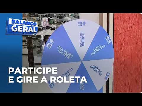 Participe da "Roleta do Balanço Geral" e ganhe um brinde em São José dos Pinhais