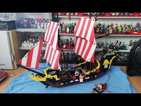 LEGO 6285 Vintage Pirates Black Seas Barracuda from 1989! 500 Subscriber Special