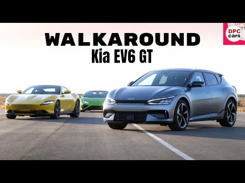 新型2023年式 Kia（起亜自動車）のEV6 GTを動画で見る