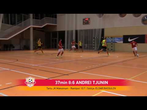 Andrei Tjunini võiduvärav mängus Tartu JK Maksimum - Rantipol (Full HD)