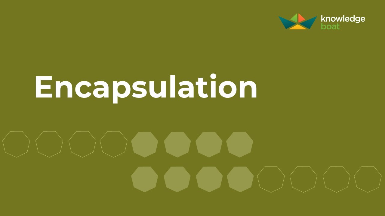 Encapsulation | ICSE Computer Applications | Java & BlueJ