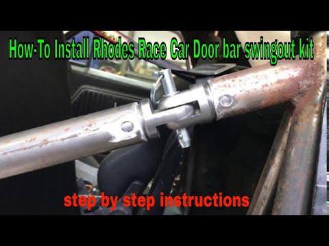 Rhodes Race car Door Bar Swing Out Kit install #rhodesRaceCar