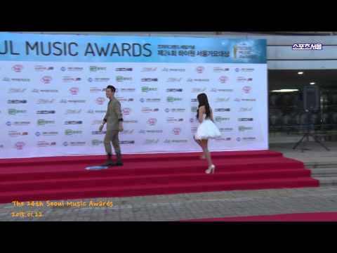 [SS영상] The 24th Seoul Music Awards(SMA) red carpet - San E & Raina