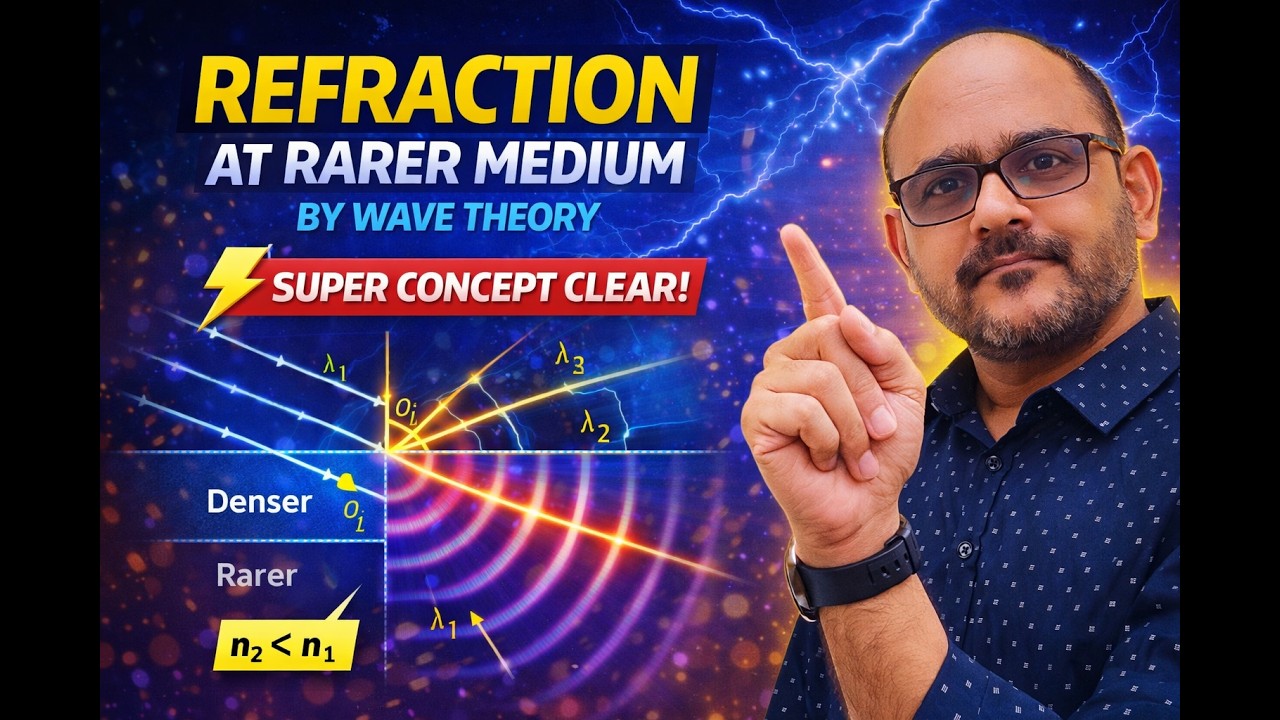 CHAPTER-10 WAVE OPTICS (REFRACTION AT RARER MEDIUM)