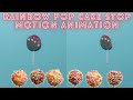 RAINBOW POP CAKE IN STOP MOTION ANIMATION MAKE IT DELICIOUS MAK INDIA