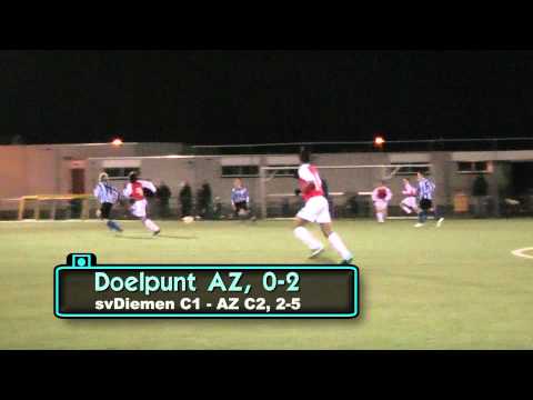 svDiemen C1 - AZ C2, 2-5, goal2, AZ videowall