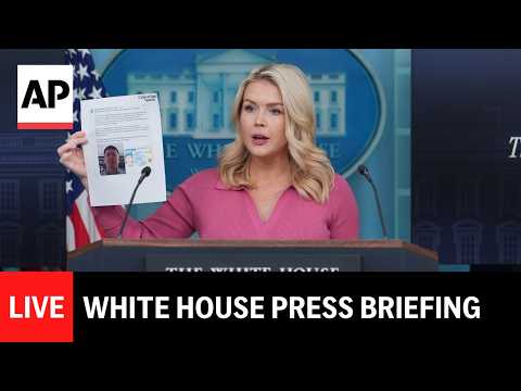 LIVE: White House press briefing with Karoline Leavitt