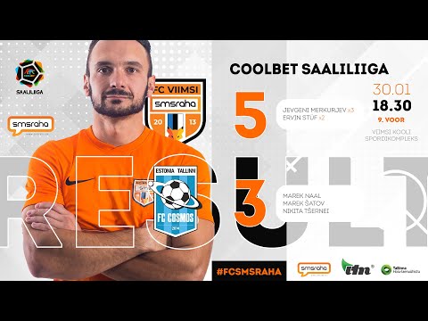 Viimsi FC Smsraha  5 - 3 Tallinna FC Cosmos (Highlights)
