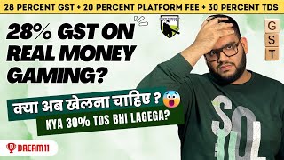 GST on Real Money Gaming|GST on Dream11|GST on Fantasy Cricket|GST on Online Gaming|