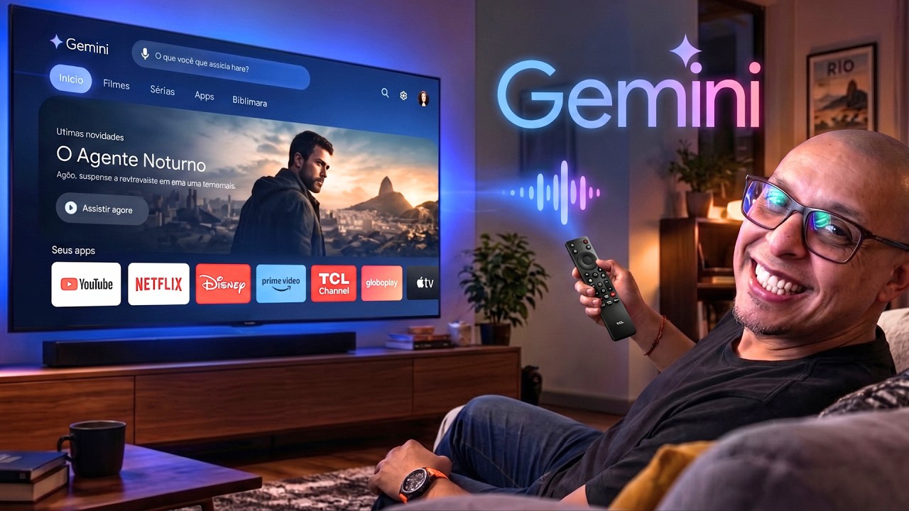 Peguei uma TV SUPER INTELIGENTE que conversa comigo! TV TCL C7L SQD MINI LED