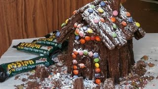 בית שוקולד של עמי ותמי מחטיף מקופלת-Hansel and Gretel chocolate house