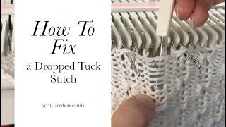 🛠️ Fix a Dropped Tuck Stitch on the LK150 Knitting Machine (Easy Tutorial!)